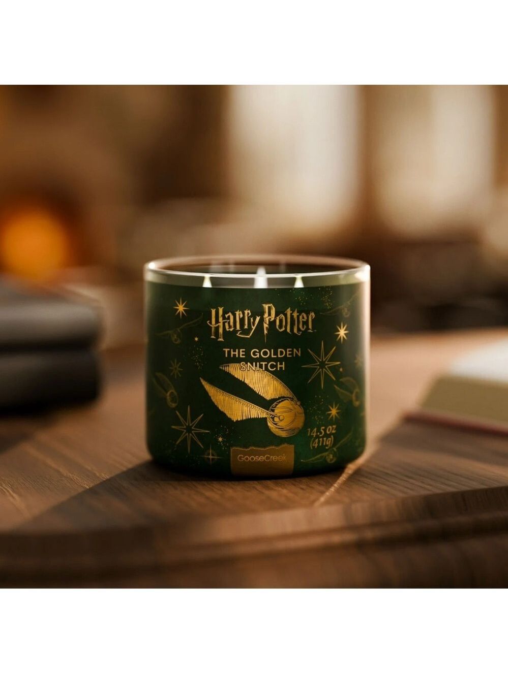 Harry Potter The Golden Snitch 3-Wick Candle NEW by Goose Creek